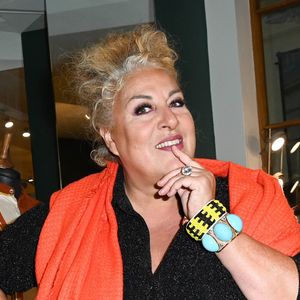 Exclusif - Marianne James - Vernissage de l'exposition de la collection "(Re) Born" de Nathalie Garçon et Emile Garçon dans la boutique de la Galerie Vivienne à Paris. Le 17 septembre 2021
© Coadic Guirec / Bestimage