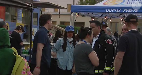 Le prince Harry et Meghan Markle se rendent au Pasadena Convention Center avec les services d secours et les victimes des incendies de Eaton à Los Angeles en janvier 2025 Backgrid UK/ Bestimage