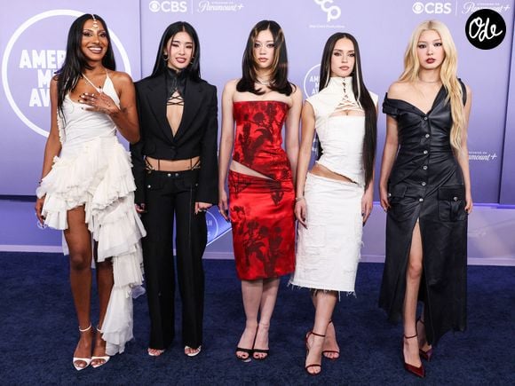 Le groupe Katseye (Lara Raj, Sophia, Megan, Daniela, Yoonchae) à la 52e cérémonie des American Music Awards à Las Vegas, le 25 Mai 2026.

© Bestimage