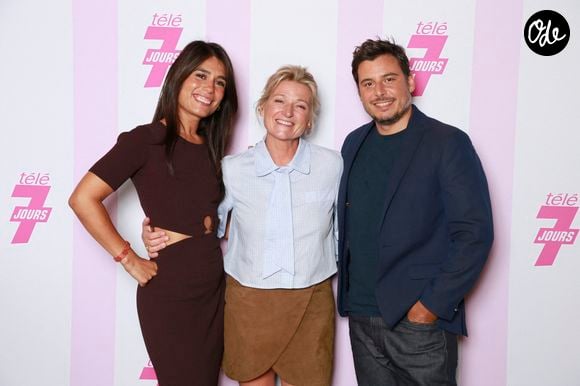 Emilie Tran Nguyen, Anne-Elisabeth Lemoine et Lorrain Sénéchal lors de la soirée Télé 7 jours Chez Francette à Paris, jeudi 4 septembre 2025. 

© Christophe Aubert via Bestimage