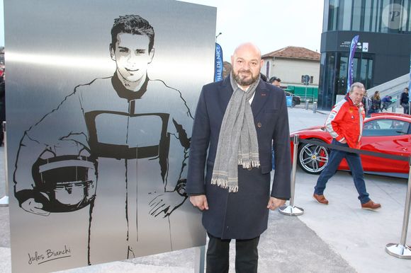 Philippe Bianchi lors d'un hommage à Jules Bianchi par la Ville de Nice. Photo par Philippe FARJON / ABACAPRESS.COM