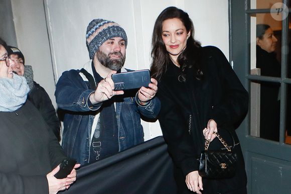 Exclusif - Marion Cotillard - Arrivées au dîner des Révélations des César 2025 à L'Élysée Montmartre à Paris, France, le 20 janvier 2025.  © Christophe Clovis / Bestimage