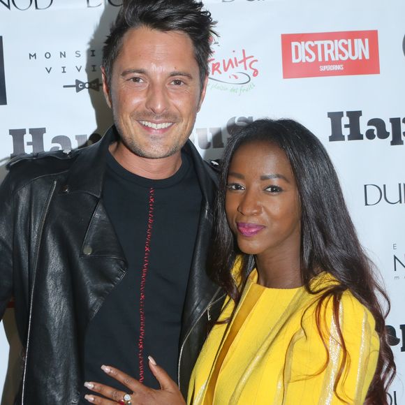 Vincent Cerutti et Hapsatou Sy à la soirée de lancement du livre d'Hapsatou Sy "Partie de rien" aux éditions Dunod au  showroom d'Hapsatou Sy. Paris, le 08 Juin 2017. © Marc Ausset Lacroix-CVS/Bestimage