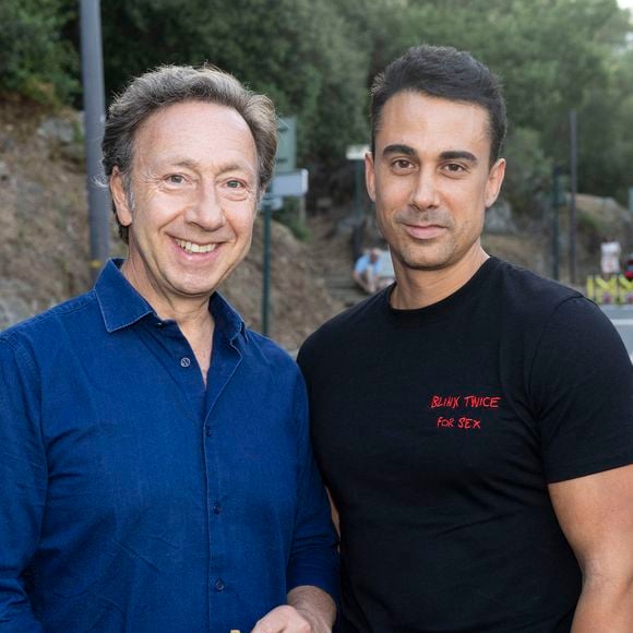 Exclusif - Stephane Bern et son mari Yori Bailleres - Laurent Voulzy en concert sur la scène du théâtre de Verdure lors du 41ème Festival de Ramatuelle, le 9 août 2025.
© Cyril Bruneau / Bestimage
