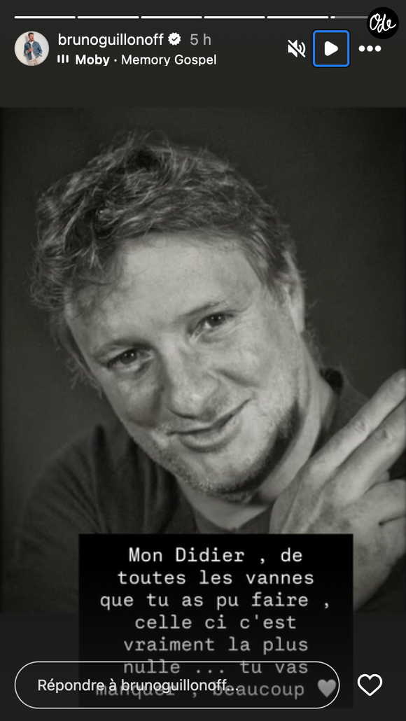 Capture Instagram Bruno Guillon