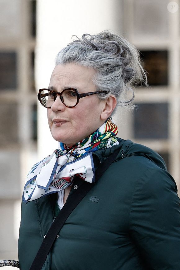 Armelle (Lesniak) - Obsèques d'Isabelle Mergault à la Coupole du Père-Lachaise à Paris le 30 mars 2026. © Cyril Moreau - Dominique Jacovides / Bestimage