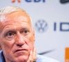 “Vous n’êtes pas sérieux de me poser une question comme ça ?”, s’insurge le sélectionneur
Le sélectionneur de l'équipe de France Didier Deschamps en conférence de presse avant les deux matches de Ligue des nations contre l’Italie et la Belgique au centre National du Football de Clairefontaine-en-Yvelines, France, le 2 septembre 2024. © Baptiste Autissier/Panoramic/Bestimage