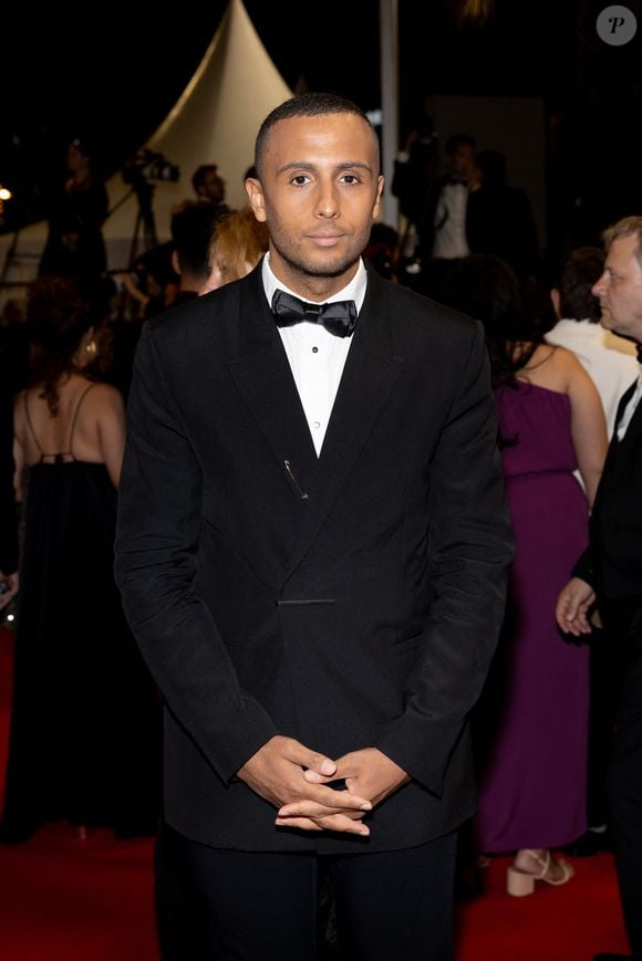 Le chef pâtissier Yazid Ichemrahen - Montée des marches du film " Motel Destino " lors du 77ème Festival International du Film de Cannes, au Palais des Festivals à Cannes. Le 22 mai 2024
© Jacovides-Moreau / Bestimage
