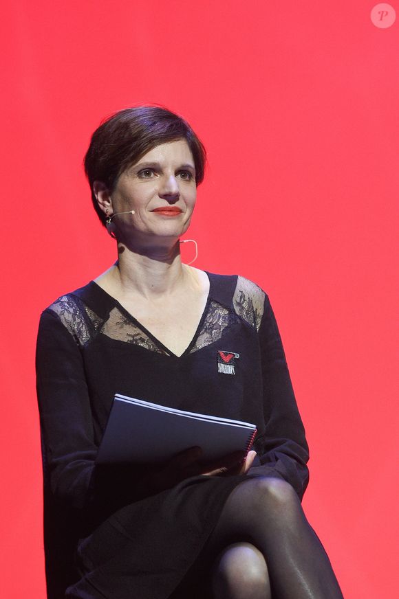 Sandrine Rousseau - Représentation de la pièce "Les Monologues du Vagin" au théâtre le Comédia à Paris le 12 mars 2018. © Guirec Coadic/Bestimage