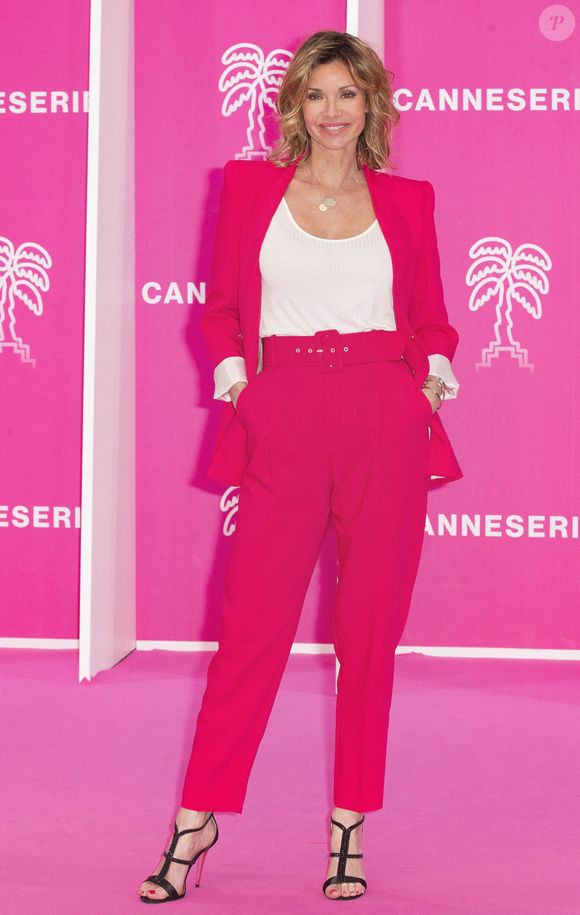 Ingrid Chauvin, actrice de "Demain nous appartient" - CANNESERIES SAISON 5 au Palais des Festivals et des Congrès de Cannes, samedi 2 avril 2022. © Christophe Aubert via Bestimage