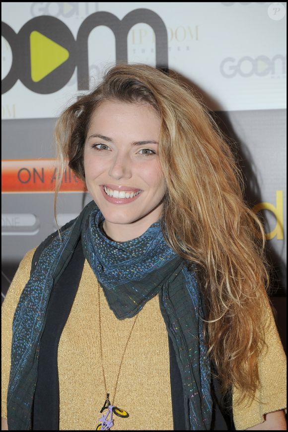 Emma Daumas lors de la soirée de lancement de la nouvelle fréquence musicale RadiO. Photo par RACHID BELLAK / BESTIMAGE