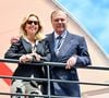 Le dimanche 17 mai, le prince Charles et la princesse Camilla de Bourbon des Deux-Siciles étaient dans les tribunes du E-Prix de Monaco.

Le prince et la princesse Charles et Camilla de Bourbon des Deux Siciles durant le Monaco E-Prix 2026.  © Bruno Bebert / Bestimage