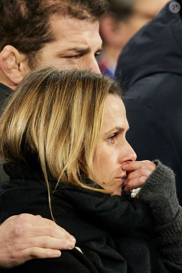 Robin Ladauge est le préparateur physique et il est vu comme celui qui “porte la responsabilité principale de la mauvaise organisation”

Valérie Narjissi - Hommage à Medhi Narjissi, disparu cet été lors d’un stage en Afrique du sud, lors du lancement du Tournoi des Six Nations opposant la France au Pays de Galles, au Stade de France, à Saint-Denis, Seine Saint-Denis, France, le 31 janvier 2025. © Cyril Moreau/Bestimage