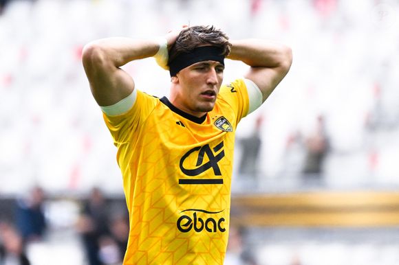 Oscar Jégou - Le Stade toulousain s’impose face au Stade Rochelais (39-23) au Matmut Atlantique lors de la première demi-finale du championnat de Top 14 et se hisse en finale. ( Photo federico pestellini / panoramic ) -