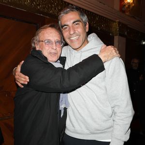 Exclusif - Alexandre Arcady et Ary Abittan - Célébrités assistent au spectacle "Authentique" de Ary Abittan à la Cigale à Paris les 18, 19, 22 et 23 février 2025. © Coadic Guirec/Bestimage