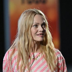 Vanessa Paradis tient une Masterclass lors du 16e Festival du film Lumière à Lyon, France, le 13 octobre 2024. Photo by Julien Reynaud/APS-Medias/ABACAPRESS.COM