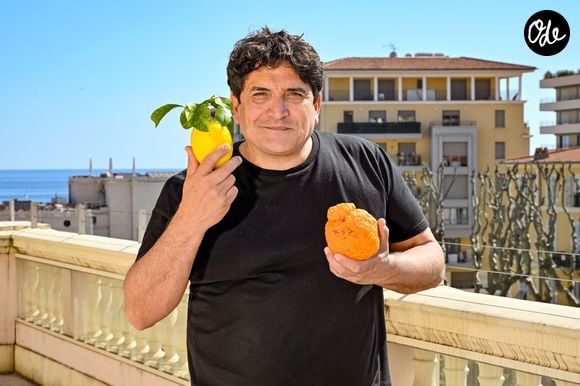 Mauro Colagreco, le Chef triplement étoilé du Mirazur à Menton, lors de 2eme édition du Salon International de l’Agrume, au Palais de l'Europe, à Menton le 5 avril 2025. © Bruno Bebert/Bestimage