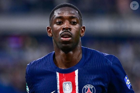 Le PSG (Paris Saint-Germain) remporte la finale de la Coupe de France 2025 en battant Reims 3-0 au Stade de France - Ousmane DEMBELE ( 10 - PSG ) headshot during the French Cup Final match between Paris Saint Germain and Stade de Reims at Stade de France on May 24 , 2025 in Saint Denis, France. ( Photo by Dante Badano / PsnewZ / Bestimage) -