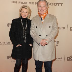 Sophie Davant et son compagnon William Leymergie - Avant-première du film "Ma Mère, Dieu et Sylvie Vartan" au cinéma Pathé Palace à Paris le 17 mars 2025. © Coadic Guirec/Bestimage