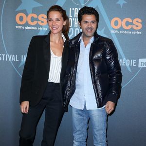 Jamel Debbouze et sa femme Mélissa Theuriau lors de la cérémonie de clôture du 19ème Festival International du film de Comédie de l'Alpe d'Huez, le 16 janvier 2016.© Dominique Jacovides/Bestimage