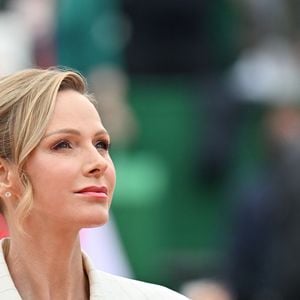 La princesse Charlène de Monaco - La famille princière assiste à la finale du Rolex Monte-Carlo Masters au Monte-Carlo Country Club de Roquebrune Cap Martin, le 12 avril 2026 © Bruno Bebert / Bestimage