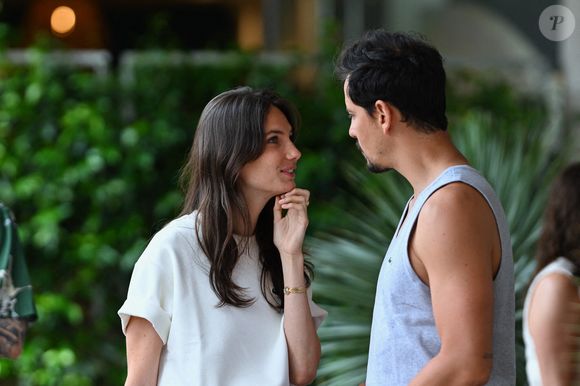 Cassandre Verdier et Juan Arbelaez posent au Village de Roland Garros le 01 juin 2025 à Paris, France. Photo by ABACAPRESS.COM