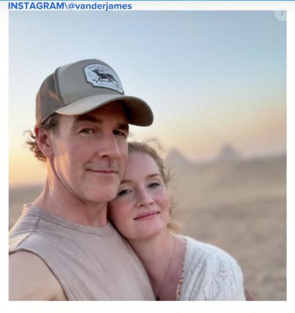 James Van Der Beek en larmes sur le plateau de l'émission "Good Morning America" à New York, le 3 décembre 2024 @Backgrid UK/ Bestimage