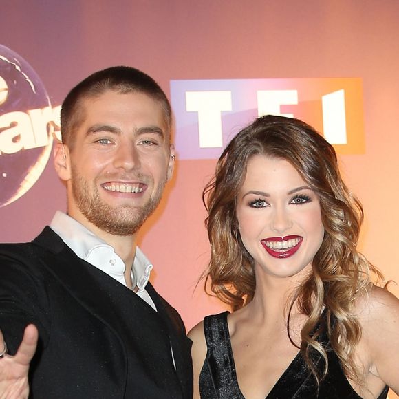 EnjoyPhoenix (Marie Lopez) et Yann-Alrick Mortreuil-Henry - Photocall Danse avec les stars 6 devant TF1 à Boulogne-Billancourt, le 7 octobre 2015.
