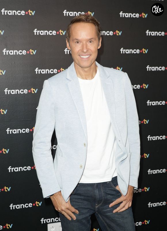 Damien Thévenot au photocall de la conférence de presse de rentrée de France Télévisions à Paris, France, le 4 septembre 2024. © Coadic Guirec/Bestimage