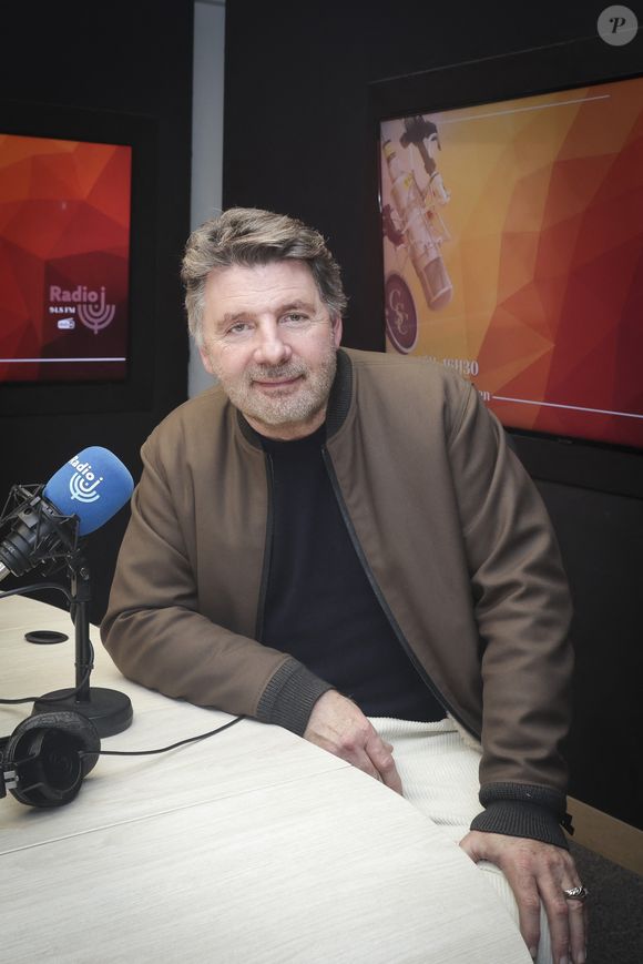 Exclusif - Philippe Lellouche lors de l'enregistrement de l'émission de radio "CS Cohen" sur Radio J à Paris. Le 18 décembre 2023
© Jack Tribeca / Bestimage