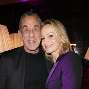 Exclusif - Thierry Ardisson et sa femme Audrey Crespo-Mara - Défilé rétrospectif Nathalie Garçon à l'occasion de ses 35 ans de sa marque lors d'une closing party à l'hôtel Raphael à Paris le 19 novembre 2024. © Coadic Guirec/Bestimage