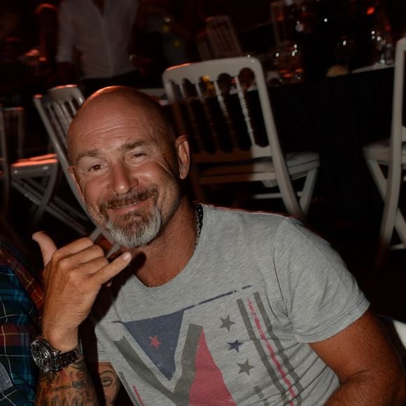 Vincent Lagaf' - People à la 3ème édition de la "Fight Night" à Saint-Tropez. Les plus grands noms de la Boxe Thaï et du Kick-Boxing mondiaux se sont affrontés sur le ring, au milieu de La Citadelle. Le 4 août 2015