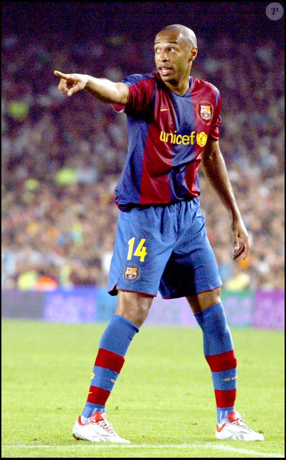 Thierry Henry - Barcelone contre Milan au Camp Nou.

©BestImage