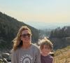 La petite tribu a notamment traversé le Colorado, le Wyoming et le Montana.

L'animatrice Marine Vignes, mère de la fille aînée de Nagui, en vacances en famille à Yellowstone.