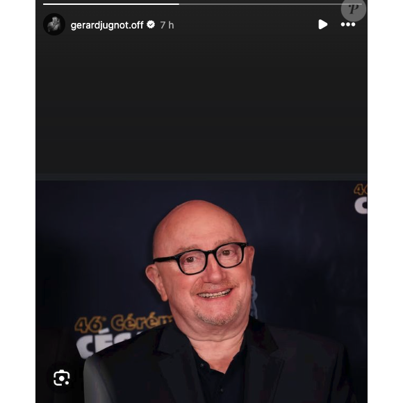 Capture Instagram Gérard Jugnot