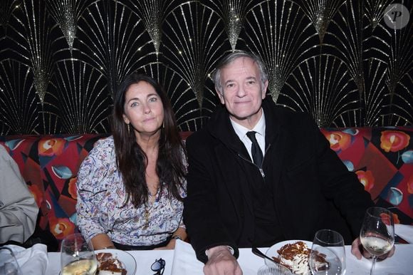 Exclusif - Cristiana Reali, Francis Huster - Soirée du 100ème anniversaire du restaurant "Le Boeuf sur le Toit" à Paris le 15 novembre 2022. © Rachid Bellak/Bestimage