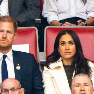 Le prince Harry et Meghan Markle assistent à la cérémonie d'ouverture des "Invictus Games Vancouver Whistler 2025" au Canada le 8 février 2025. © Backgrid UK/ Bestimage
