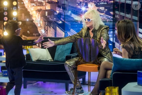Michel Polnareff lors de l'enregistrement de l'émission ''69 Minutes Sans Chichis'' sur RTBF TV à Bruxelles, Belgique, le 17 novembre 2016. Photo par Danny Gys/Reporters/ABACAPRESS.COM