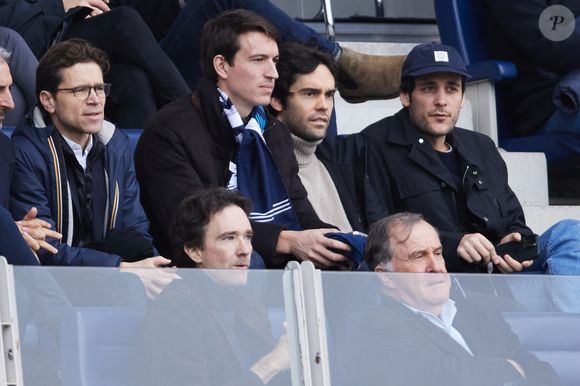 Alexandre Arnault, Antoine Arnault - Les célébrités assistent à la victoire du Paris FC face au club Red Star (4 - 1 / L2), le 25 janvier 2025. 
© Cyril Moreau / Bestimage