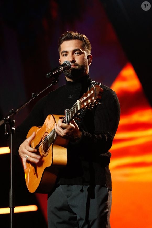 Exclusif - Kendji Girac - Enregistrement de l'émission "Les disques d'or de l'année" au Dôme de Paris, présentée par E.Gossuin et diffusée le 24 décembre à 21h10 sur M6
© Christophe Clovis / Bestimage