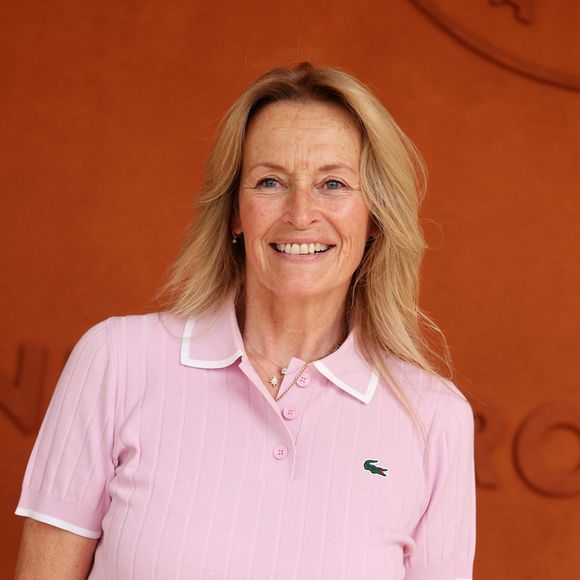 Estelle Lefébure au photocall du village lors des Internationaux de France de Tennis de Roland Garros 2026, à Paris, France, le 29 mai 2026. © Dominique Jacovides/Bestimage