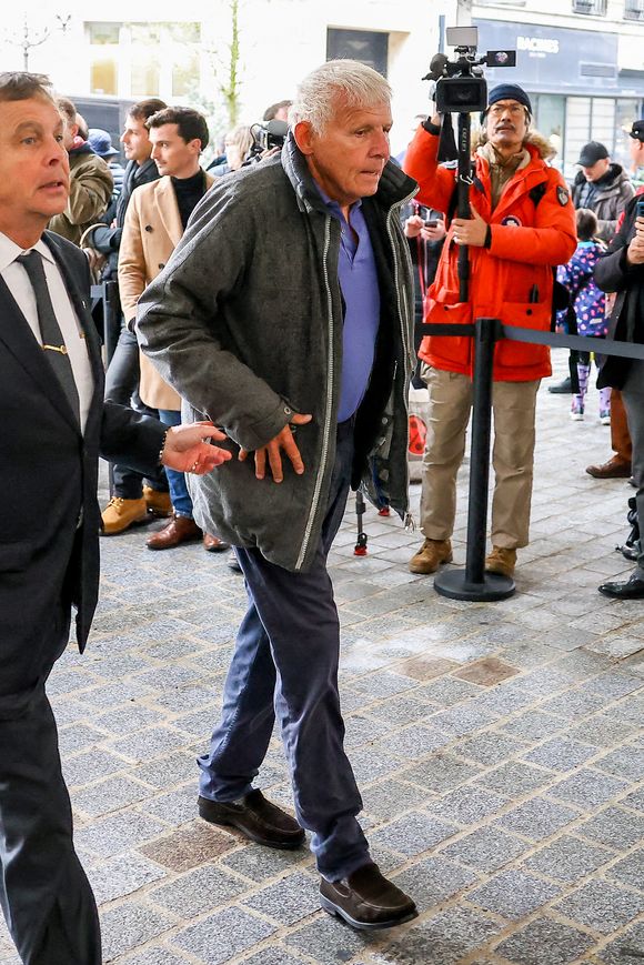 Patrick Poivre d'Arvor (PPDA) - Obsèques de l'ancien ministre de la Culture Frédéric Mitterrand en l'Église Saint-Thomas d'Aquin à Paris. Le 26 mars 2024
© Moreau-Jacovides / Bestimage