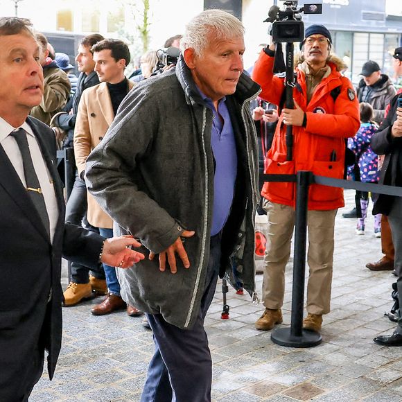 Patrick Poivre d'Arvor (PPDA) - Obsèques de l'ancien ministre de la Culture Frédéric Mitterrand en l'Église Saint-Thomas d'Aquin à Paris. Le 26 mars 2024
© Moreau-Jacovides / Bestimage