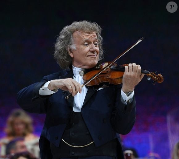 André Rieu en concert à l'AO Arena de Manchester le 12 mai 2023.