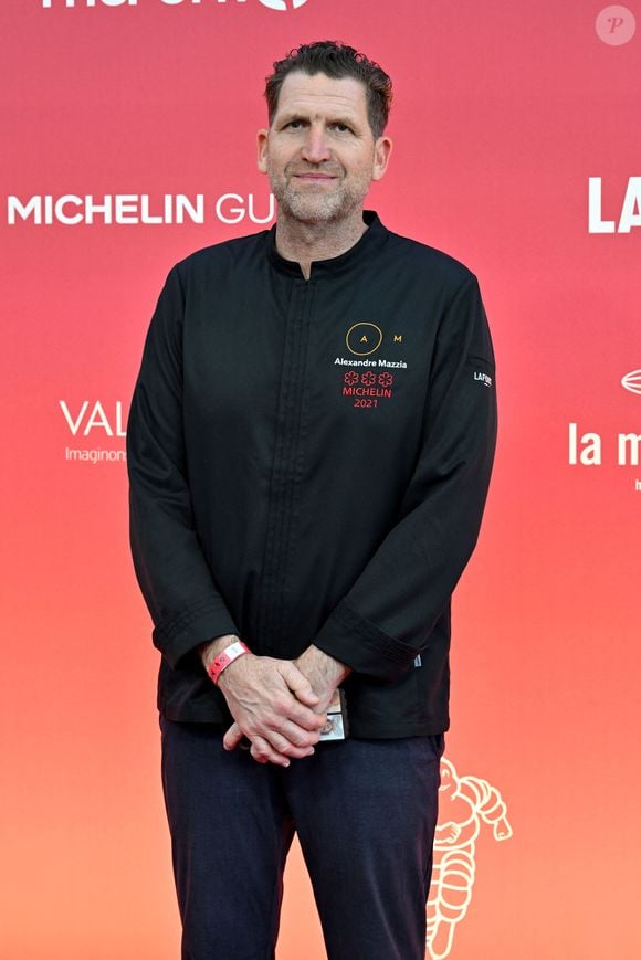 Le chef Alexandre Mazzia - Cérémonie des remises des Etoiles Michelin 2026 au Grimaldi Forum à Monaco le 16 mars 2026. 1 étoile, 7 nouveaux 2 étoiles et 1 nouveau 3 étoiles pour l'édition 2026 © Bruno Bebert/Bestimage