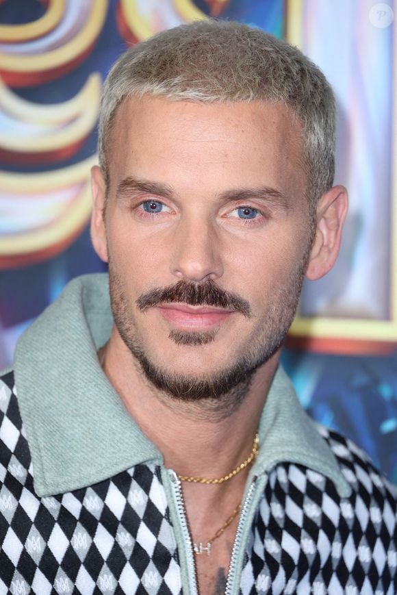 M. Pokora assiste à l'avant-première de Les Trolls 3 au Gaumont Marignan à Paris, France, le 11 octobre 2023. Photo par Jerome Domine/ABACAPRESS.COM