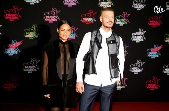 Christina Milian et M.Pokora  - 21ème édition des NRJ Music Awards au Palais des festivals à Cannes le 9 novembre 2019. © Dominique Jacovides/Bestimage