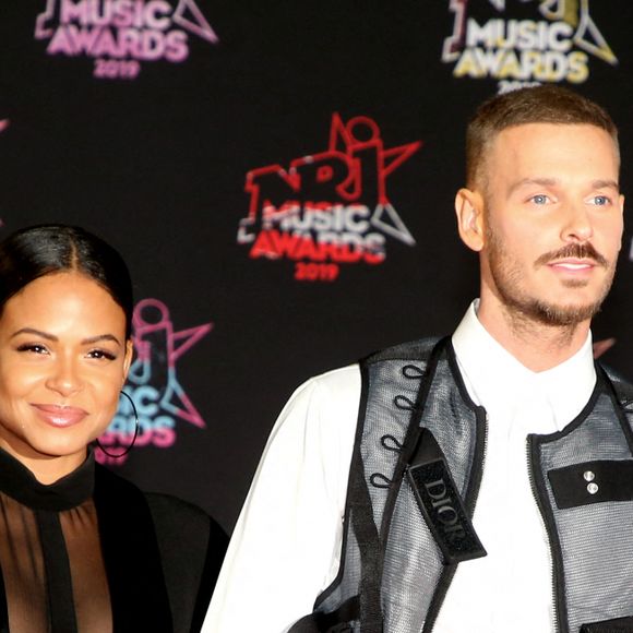 Christina Milian et M.Pokora  - 21ème édition des NRJ Music Awards au Palais des festivals à Cannes le 9 novembre 2019. © Dominique Jacovides/Bestimage