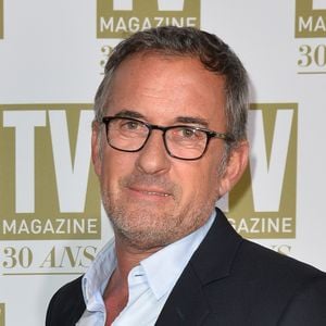 Exclusif - Christophe Dechavanne - Soirée d'anniversaire des 30 ans de "TV Magazine" au Pavillon des Champs-Elysées à Paris le 17 octobre 2017. © Coadic Guirec/Bestimage