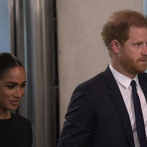 Le prince Harry, duc de Sussex et Meghan Markle, duchesse de Sussex, lors de la célébration du "Nelson Mandela International Day" au siège de l'ONU à New York. New York, le 18 juillet 2022. (PacificPressAgency / Bestimage)